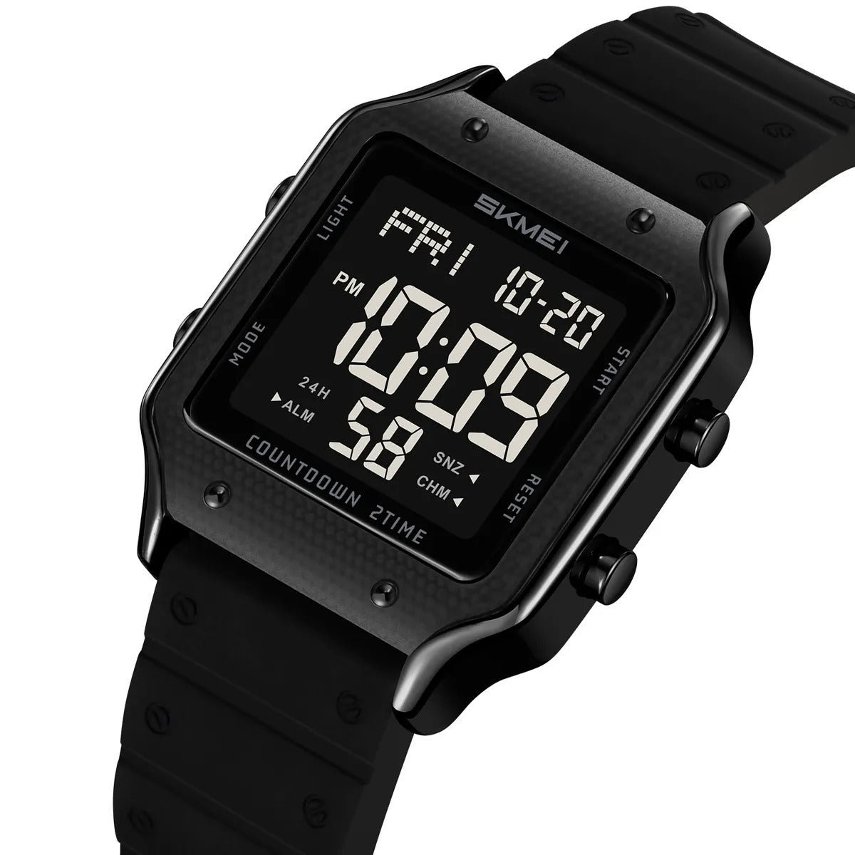 Skmei - 2526 - Women Digital Watch Original Silicone Strap - Black/Black image 0