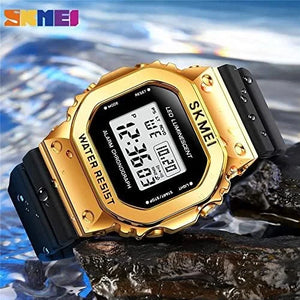 Skmei - 1851 - Digital LED Luminous Waterproof - Golden image 1