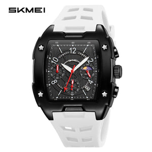 SKMEI - 9345 - Multifunctional Chronograph Quartz Watch - white image 3