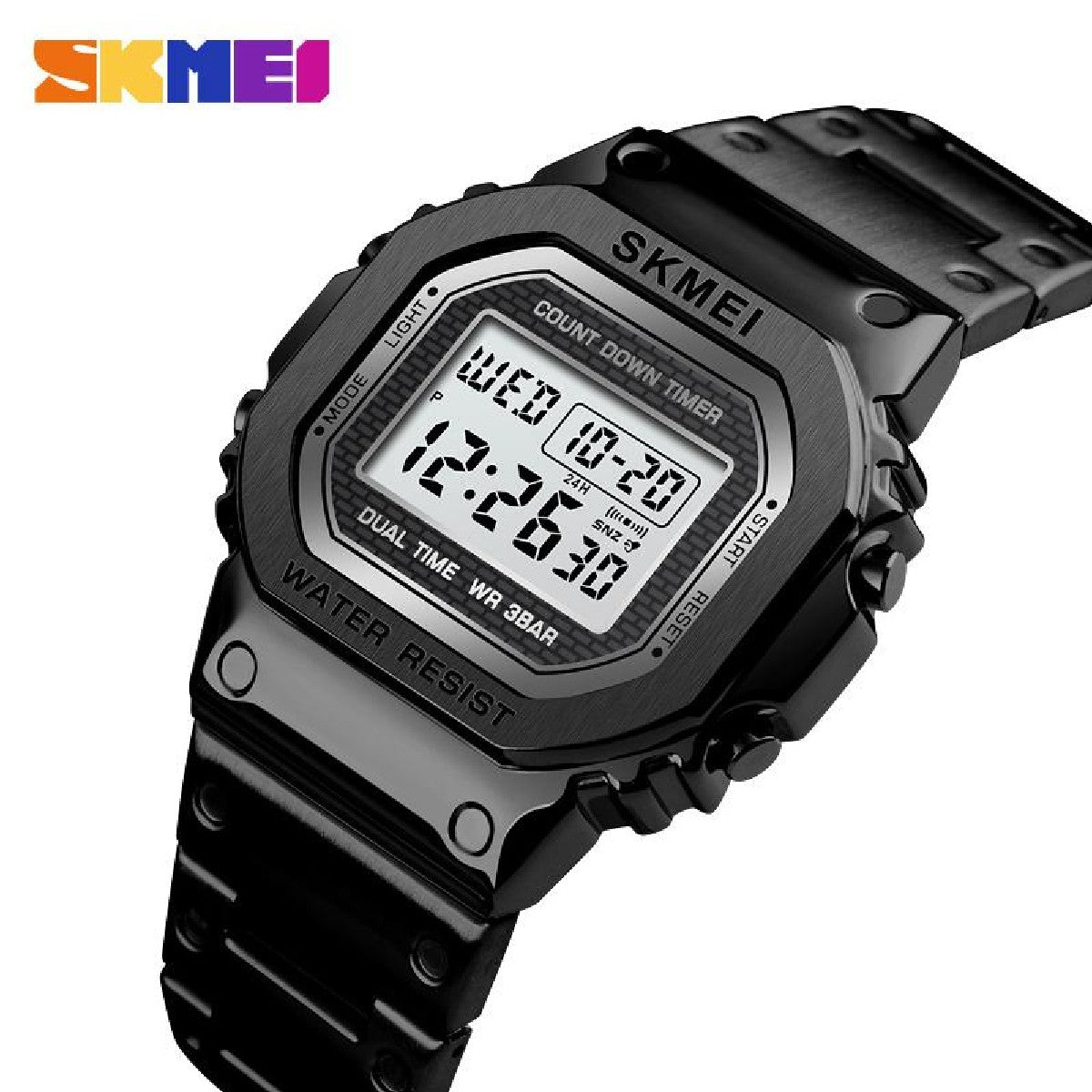 Skmei - 1456- Stainless Steel - Black image 0
