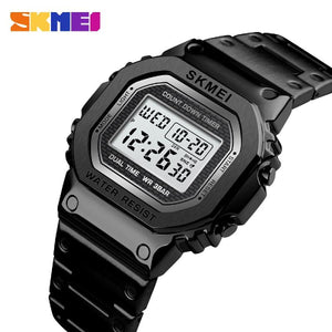Skmei - 1456- Stainless Steel - Black image 0