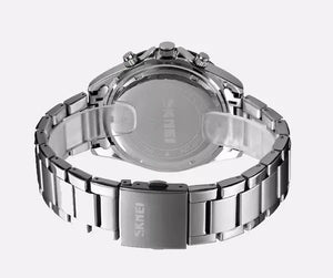Skmei - 9259 - Stainless Steel Chronograph - Silver/Silver image 4