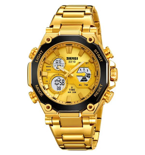 Skmei - 2210 - Digital Sport Watch - Gold image 1