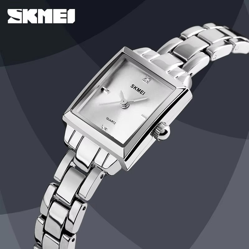 SKMEI - 2315 - Women Vintage Quartz Watch - silver/silver image 4