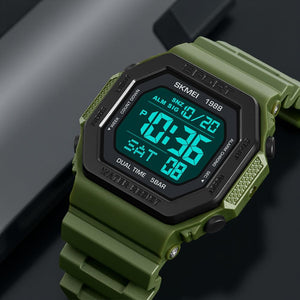 Skmei - 1988 - Street Armor Digital Watch - Army Green image 4