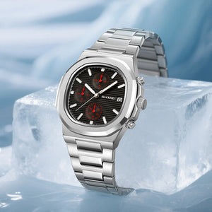Skmei – 9374 – Chronograph Edition Watch – Silver/Black image 2
