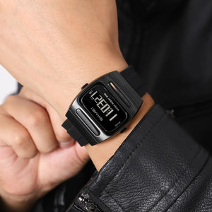 SKMEI 2563 Solar Powered Digital Watch - black image 5