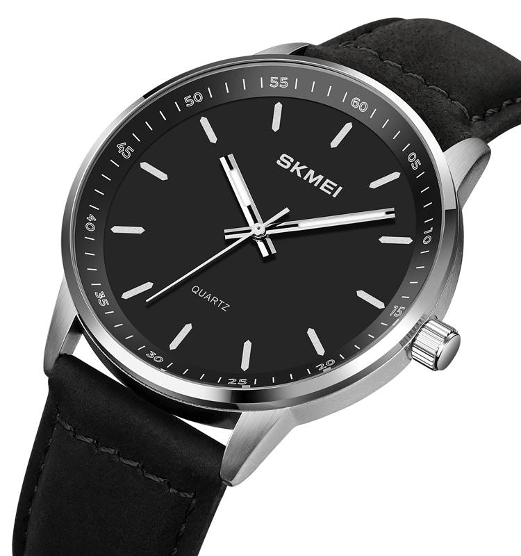 Skmei - 2034 - Quartz Movement Watch - silver/silver-black image 0