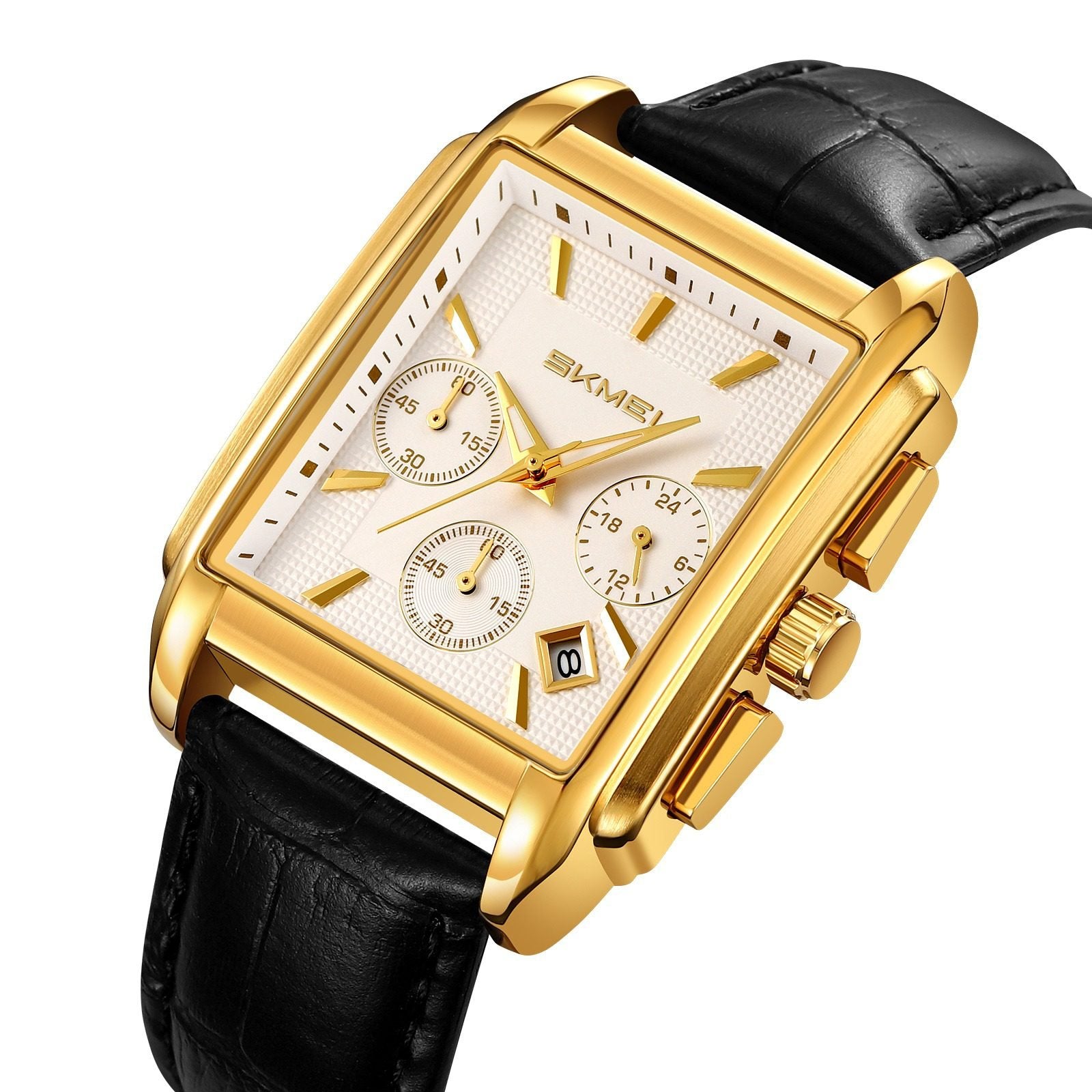 Skmei - 2339 - Belt - Square Shape - Golden image 0