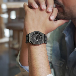 Skmei - 2243 - World time 50 Timezone - Black/Black image 3