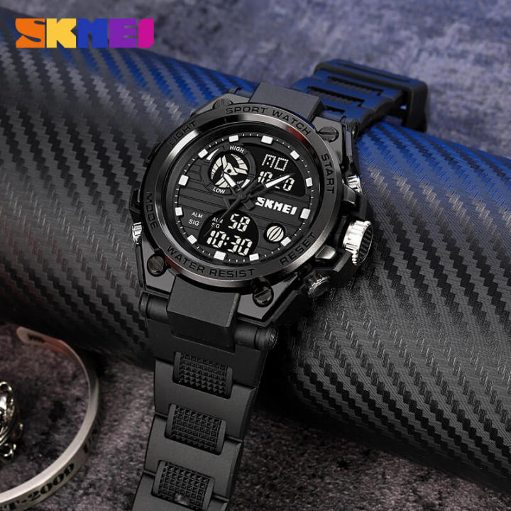 SKMEI 2031 Rugged Digital Sports Watch - Black image 2
