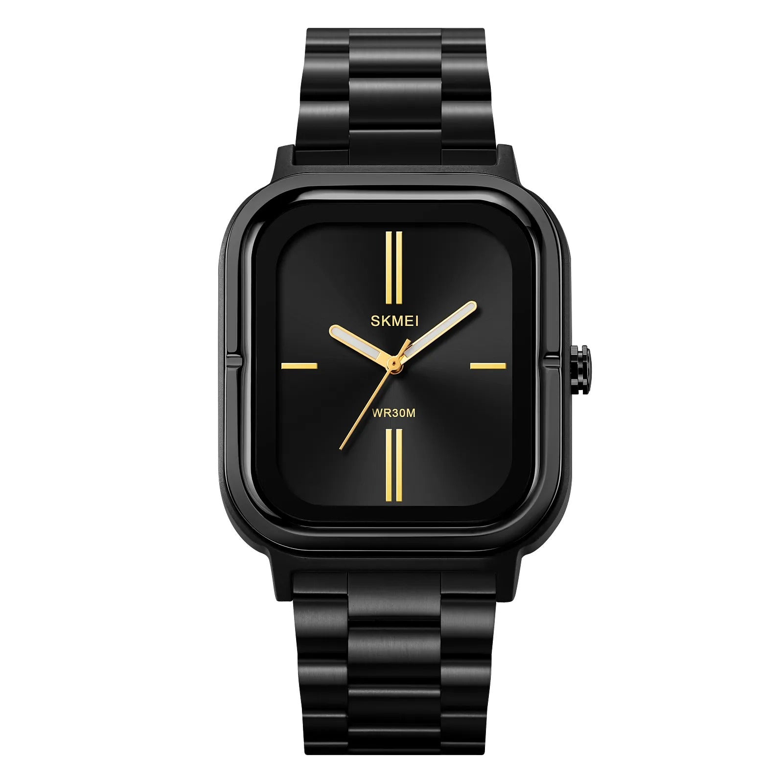 SKMEI - 2275 - 30m Waterproof Watch For Men - Black/Gold image 1