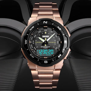 Skmei - 1370 - Navitech Dual Display Watch - RoseGold image 2