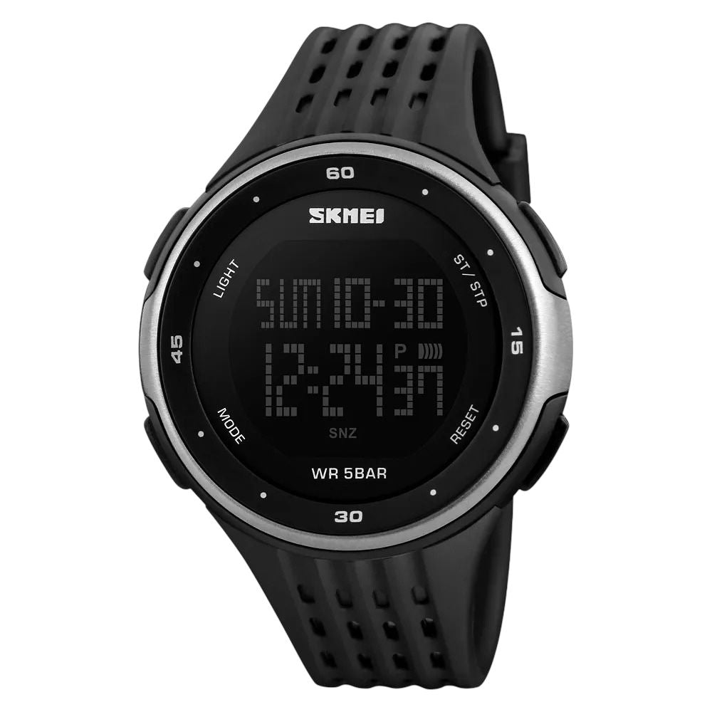 Skmei - 1219 - Digital Time Sports - Silver image 0