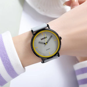 SKMEI - 2050 - High Quality Luxury Watch - Grey image 2