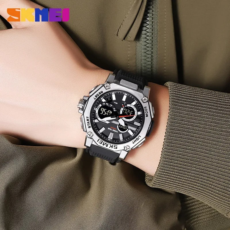 Skmei - 2219 - Digital Sports Watch - silver image 3