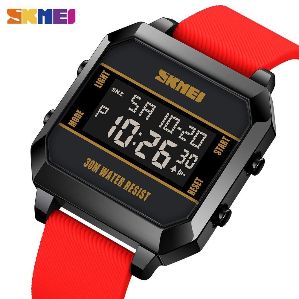 Skmei - 1848 - Digital Waterproof LED Luminous - Red image 0