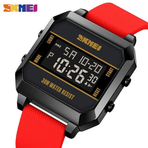 SKMEI 1848 Digital Waterproof LED Luminous - Red