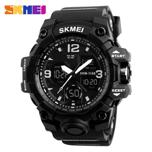Skmei - 1155 - Sports Analog Digital Watch - Black image 2