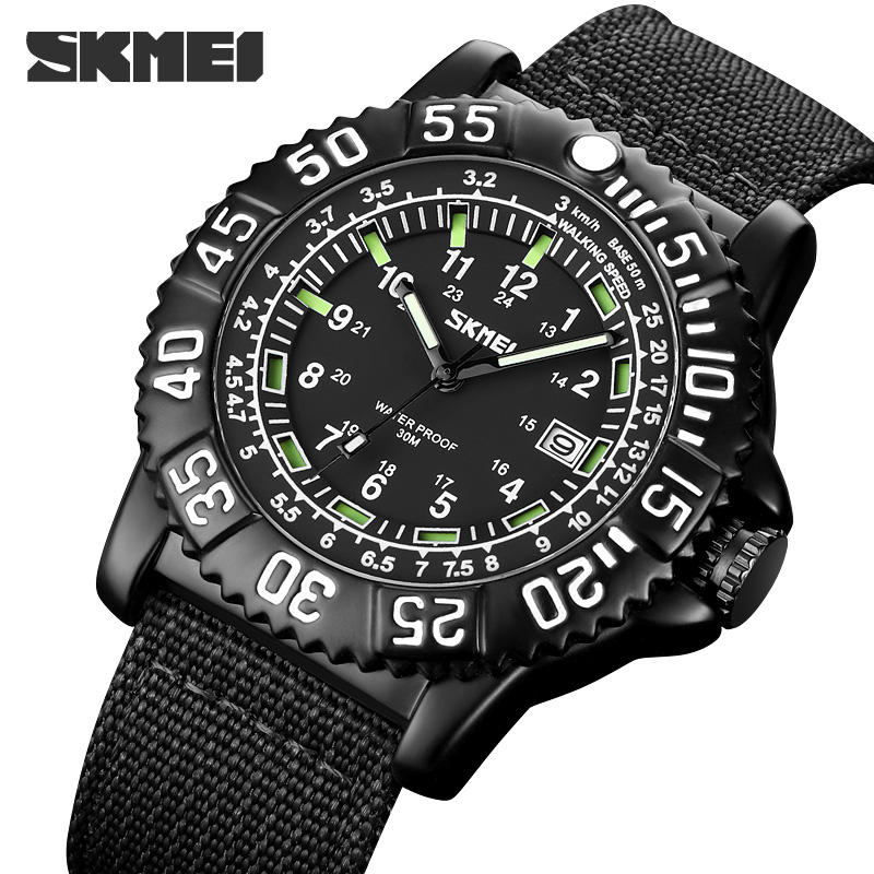 SKMEI - 9281 - High Quality Luxury Watch - Black image 0