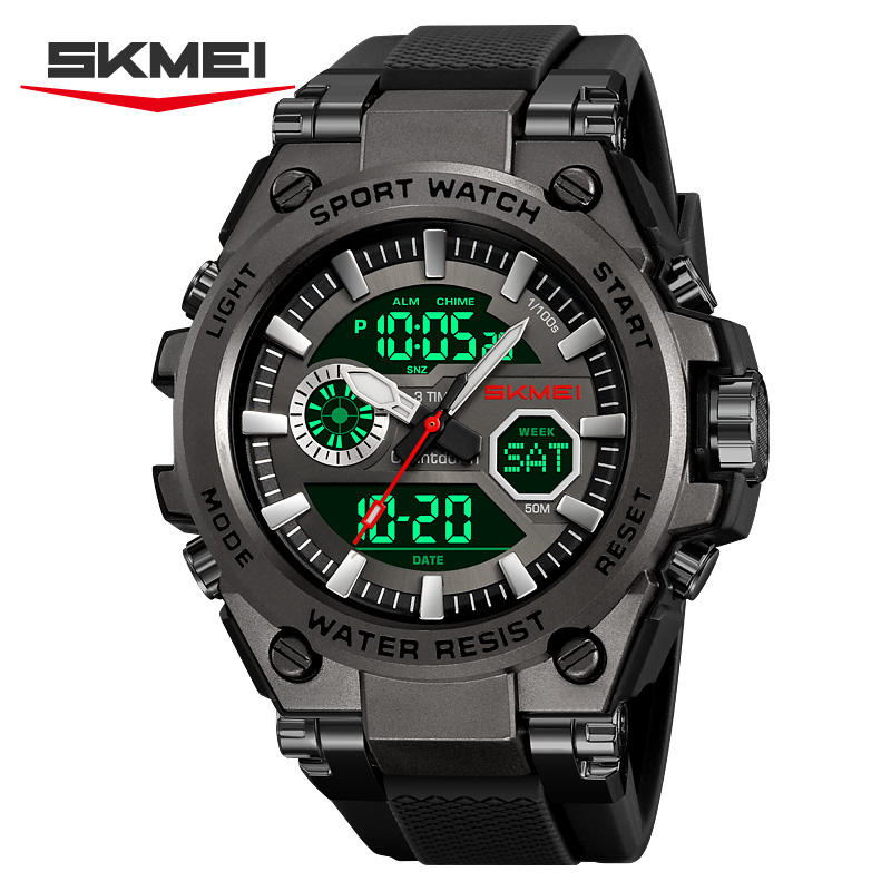 SKMEI - 2417 - High Quality Luxury Watch - Black/Black image 0