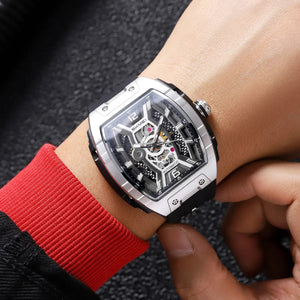 SKMEI - M033 - Phantom Automatic Skeleton Watch - silver image 3