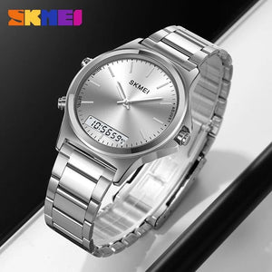 Skmei - 2120 - Electronic Luminous 30m Waterproof - Silver image 0