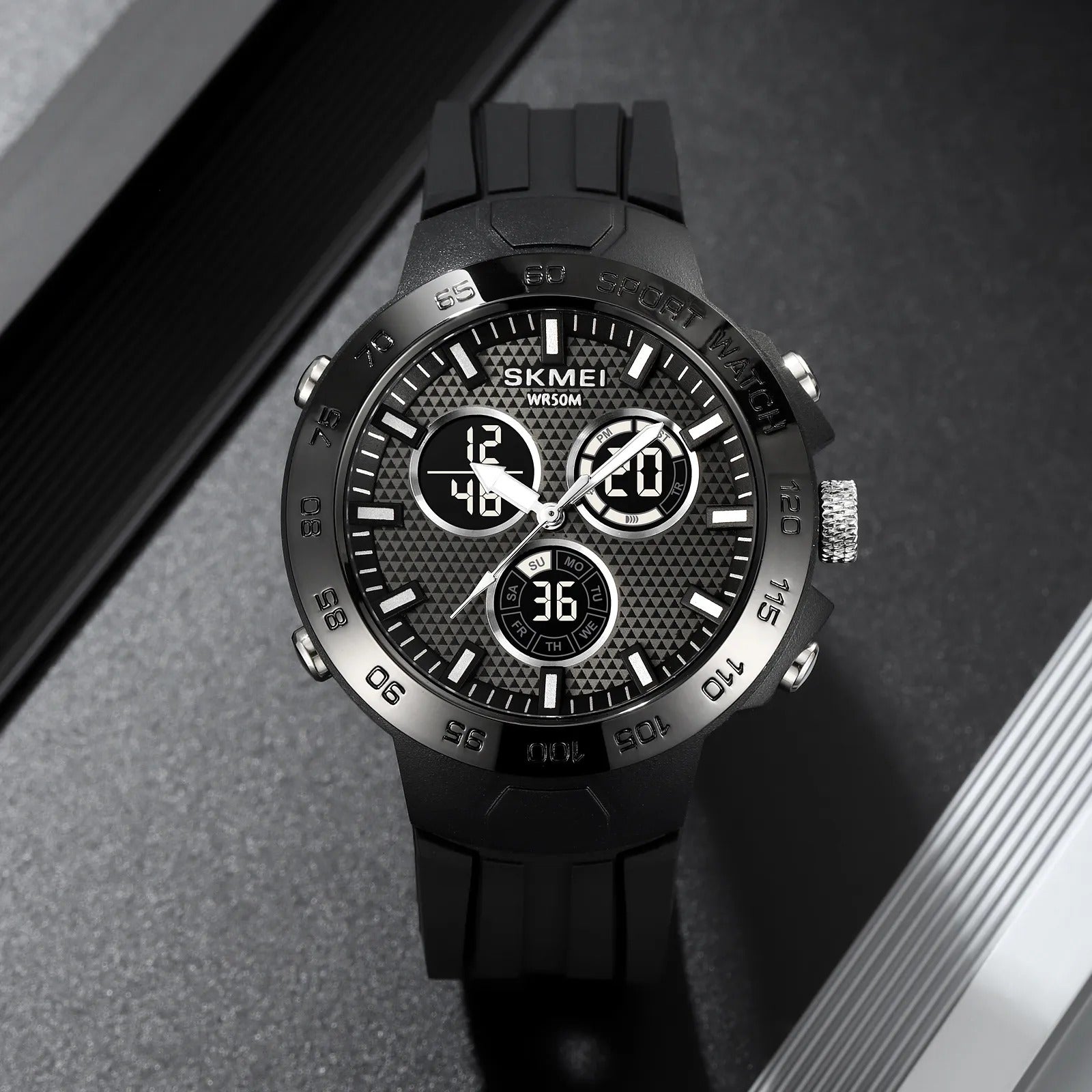 Skmei – 2106 – Bold Sports Edition Watch – Black image 1