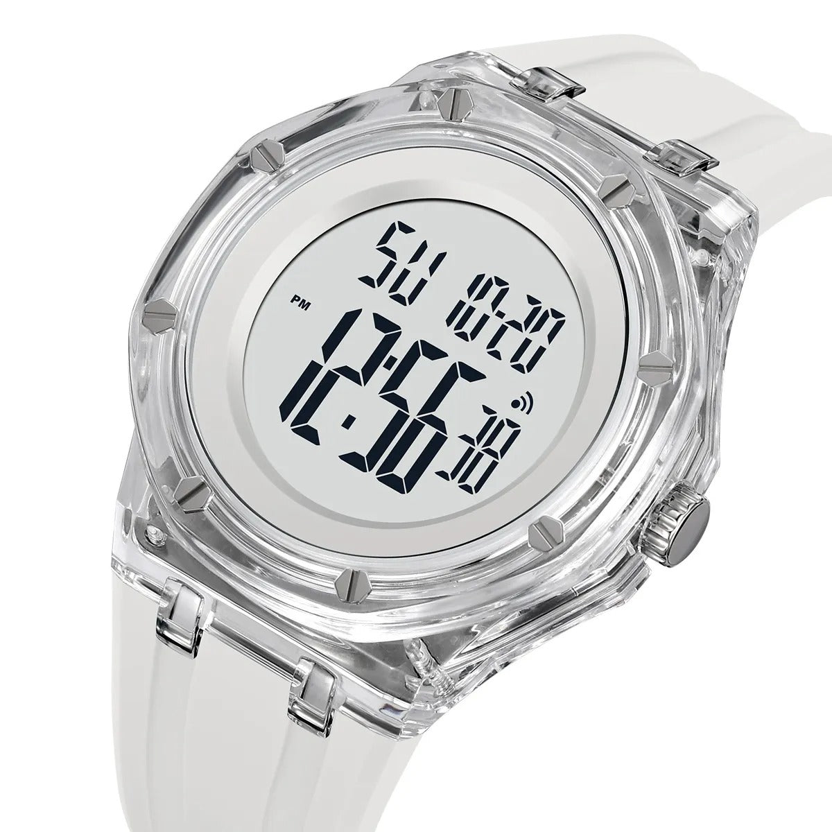 Skmei - 2489 - Stealth Core Digital Watch - White image 0