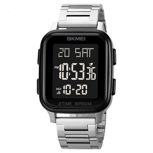 Skmei - 1859 - Digital Electronic LED Display Watch - silver image 0