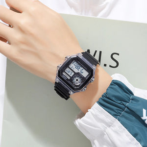 Skmei - 1998 - Digital Sports 50M Waterproof Watch - White image 4