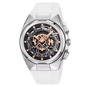 SKMEI - 9377 - Sporty Multi-Function Quartz Watch - silver/white image 3