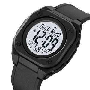 Skmei - 2160 - Smart Digital Functions Watch - black-white image 1