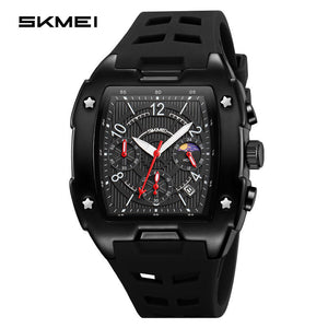 SKMEI - 9345 - Multifunctional Chronograph Quartz Watch - black image 1