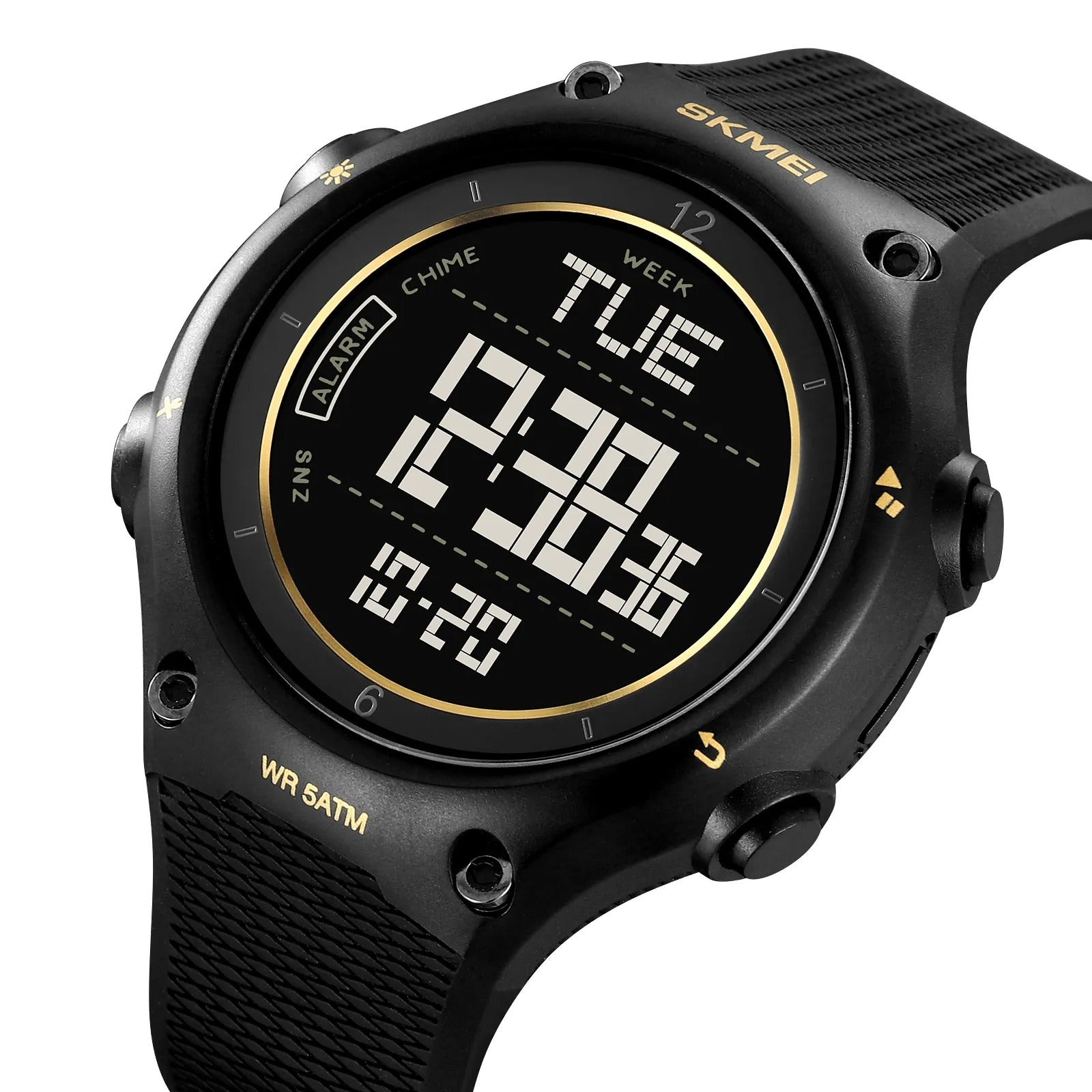SKMEI 2161 Digital Sports Watch - gold image 0