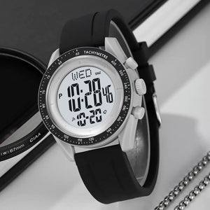 Skmei - 2045- Digital Multifunctional Luminous Waterproof - LightGrey image 1