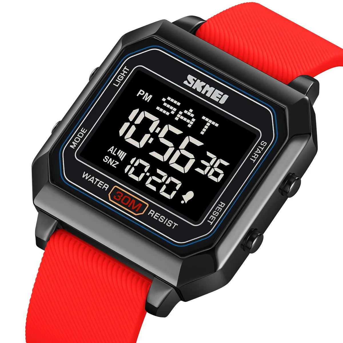 Skmei - 2150 - Digital Electronic Sports Watch - black/red image 1