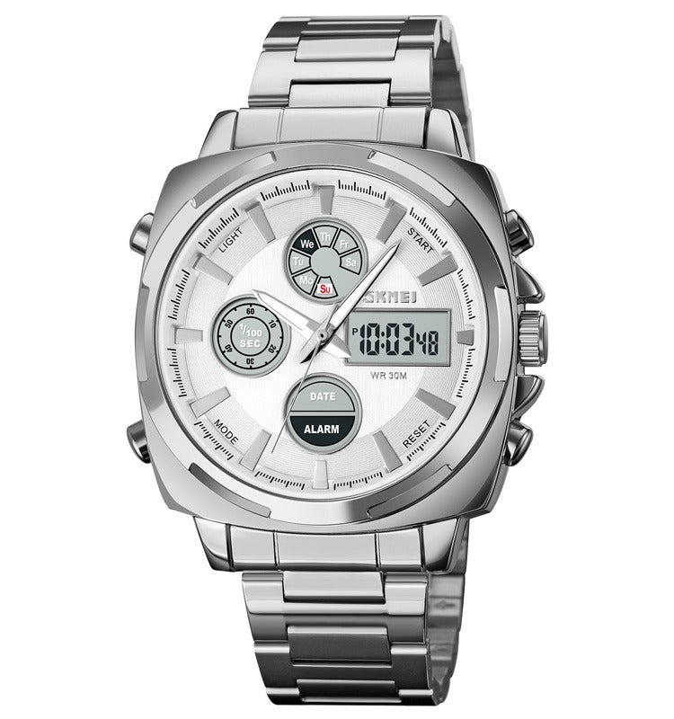 SKMEI - 1673 - High Quality Luxury Watch - Silver image 0