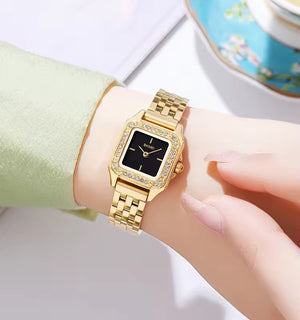 Skmei - 2181 - Women Stainless Steel Watch - Gold image 2