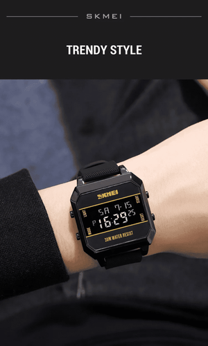Skmei - 1848 - Waterproof LED Luminous - Black image 4