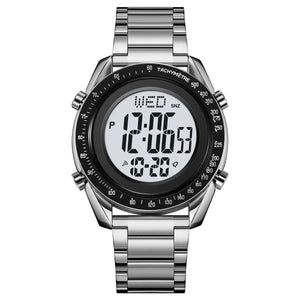 SKMEI 2145 Smart Digital Features Watch - Silver/Black