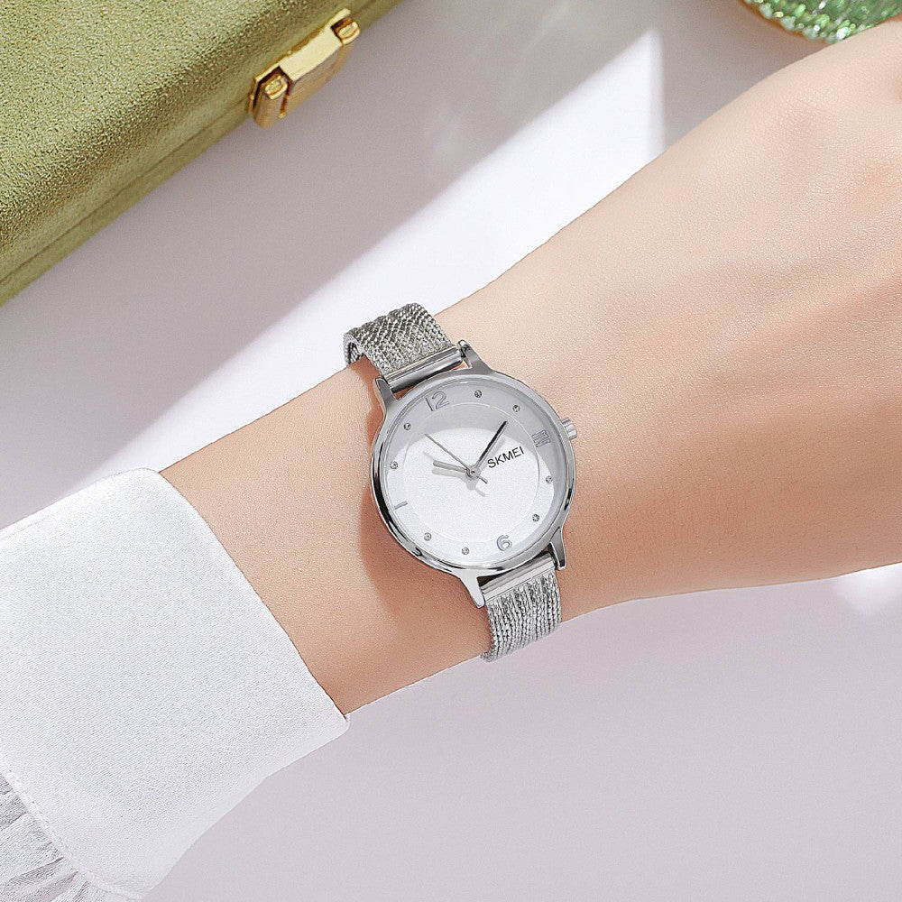 SKMEI - 1874 - Women Stainless Steel Quartz Watch - silver image 2