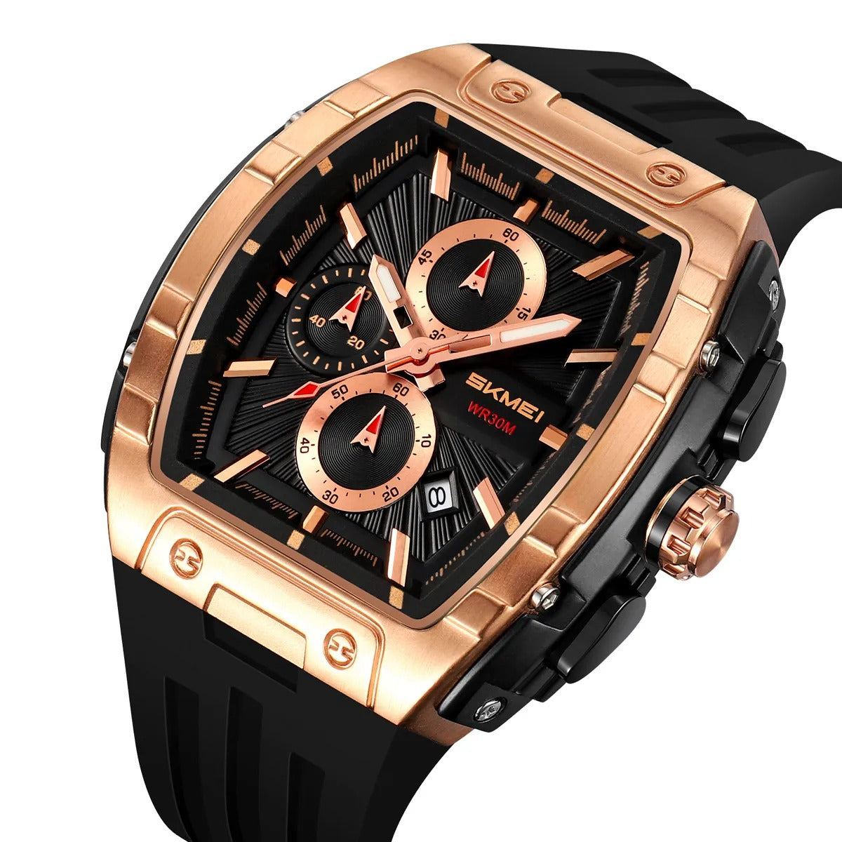 SKMEI - 2363 - High Quality Luxury Watch - Rosegold image 1