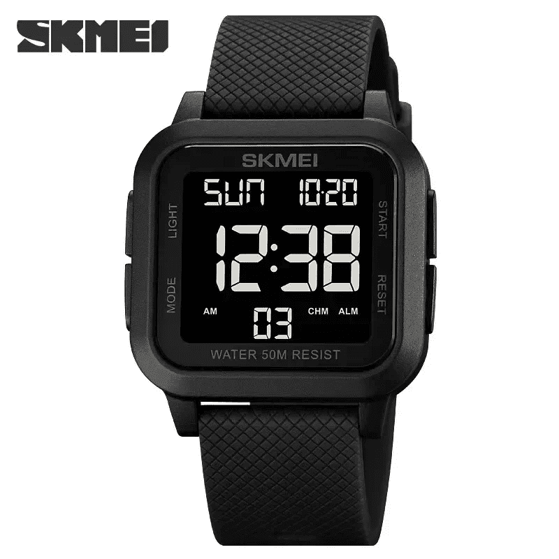 Skmei - 1894 - Digital Watch Waterproof - Black/Black image 1