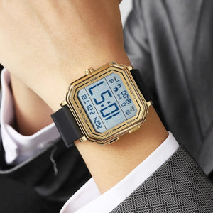 Skmei – 2559 – Digital Classic Sports Watch – Gold / Silica image 2