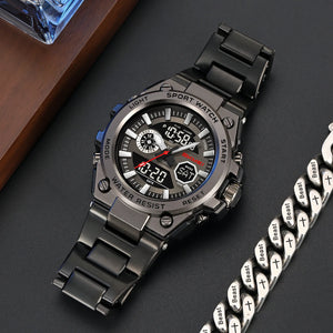 SKMEI - 2416 - Dual Display Sports Watch - black image 0