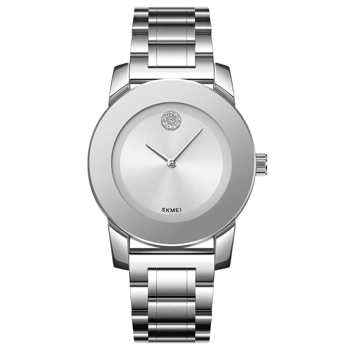 Skmei - 2176 - Women Minimal Quartz Timepiece - silver/silver image 1