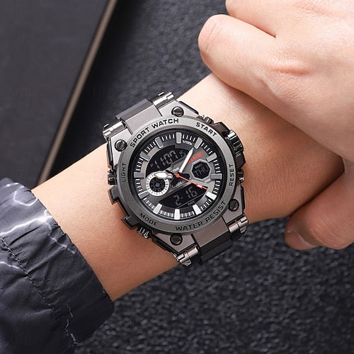 SKMEI - 2417 - High Quality Luxury Watch - Black/Black image 4