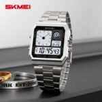 Skmei - 2353 - Digital World Electronic Watch - Silver