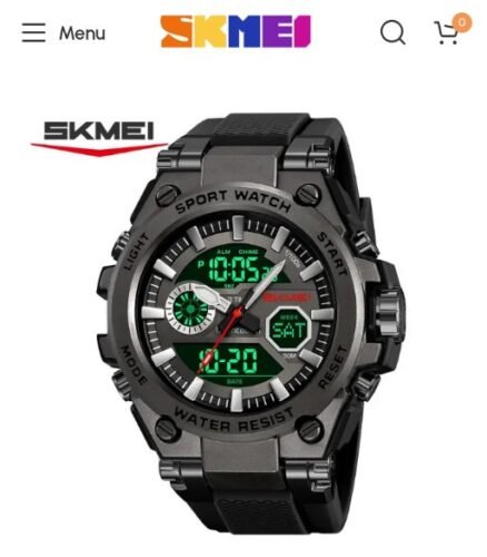 Skmei - 1389 - Dual Display Waterproof Watch - Black/Black photo review